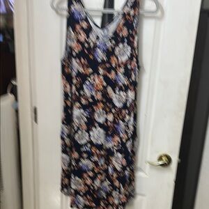 Maurices Orange Sleeveless V-neck Sundress